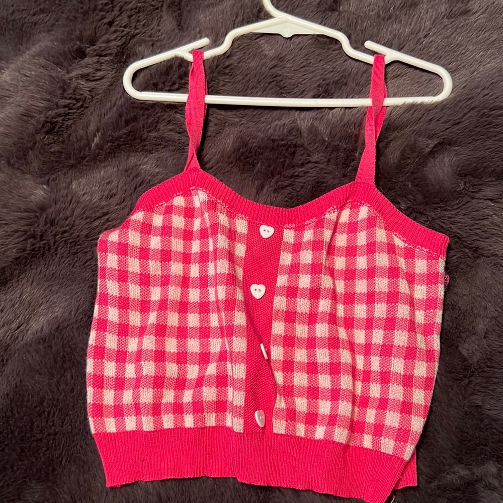 Sweater tank top